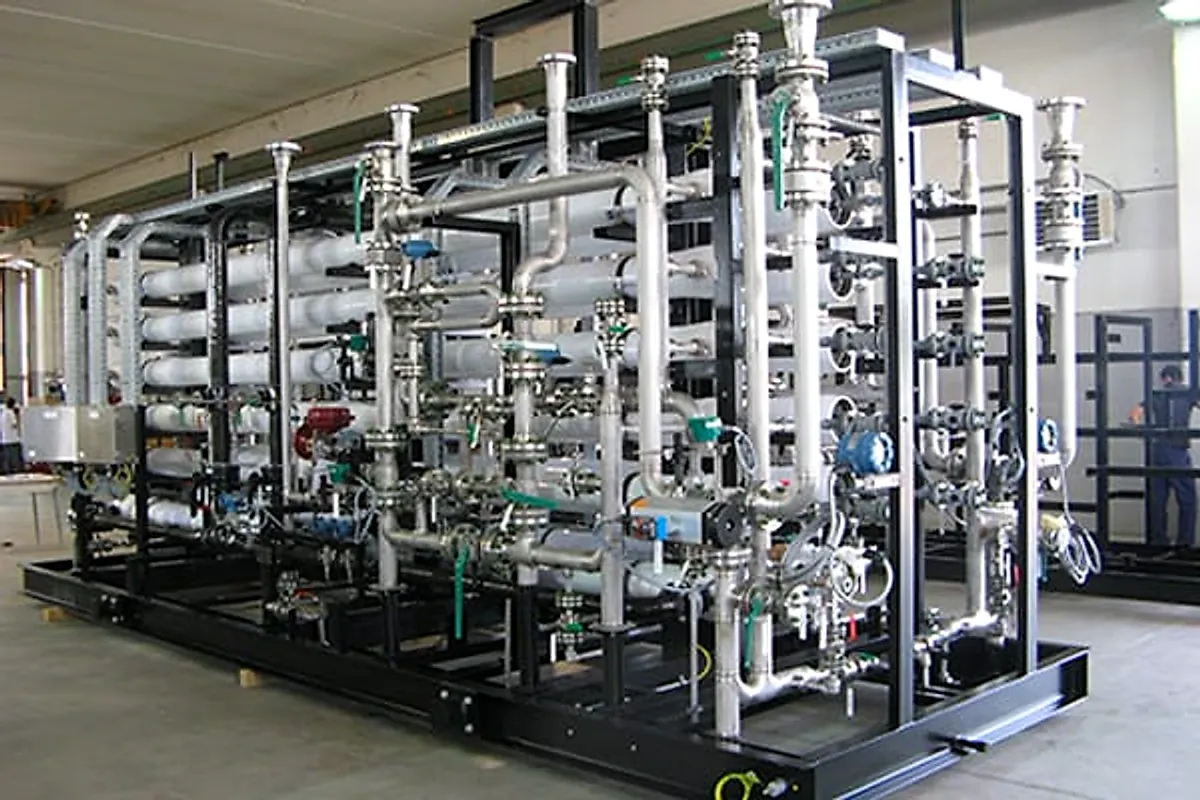 Piping Skid for Water Treatment Plant